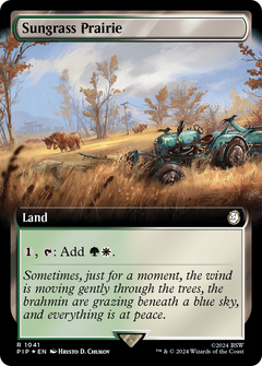 Sungrass Prairie (Extended Art) (Surge Foil) [Fallout]-1