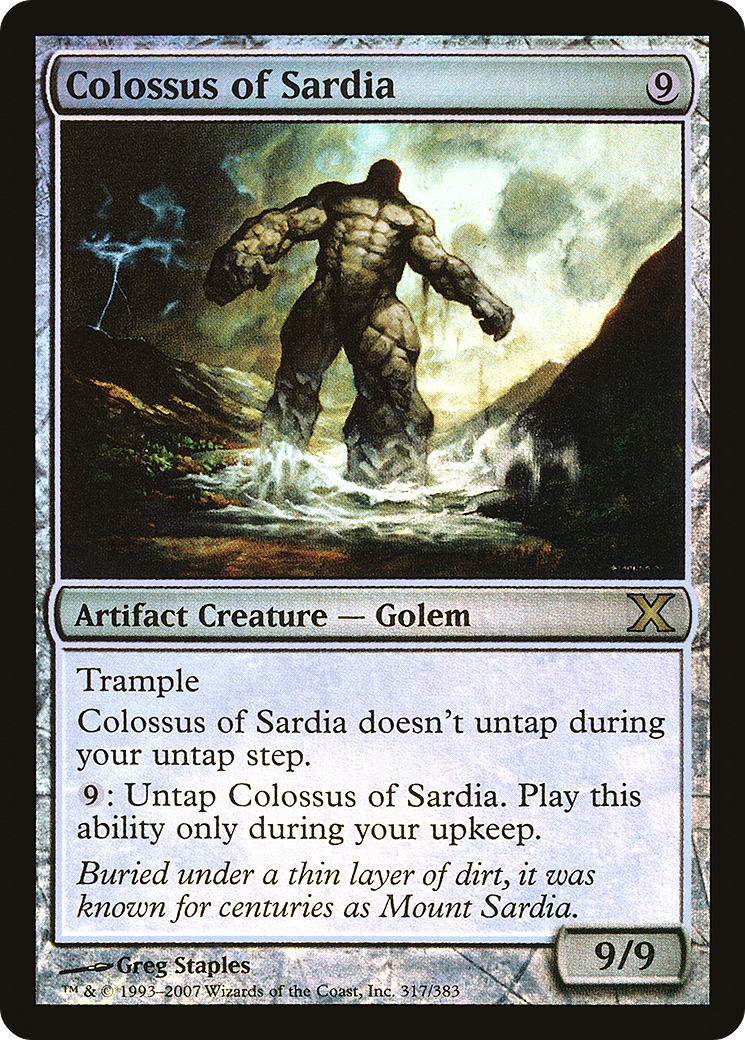 Colossus of Sardia (10E-317) - Tenth Edition Foil-1