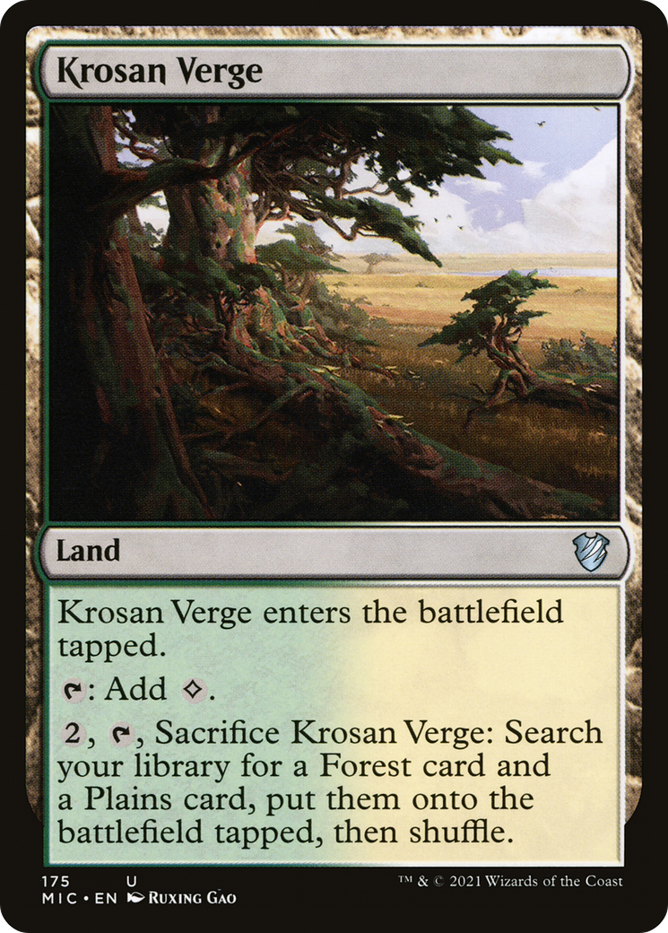 Krosan Verge [Innistrad: Midnight Hunt Commander]-1