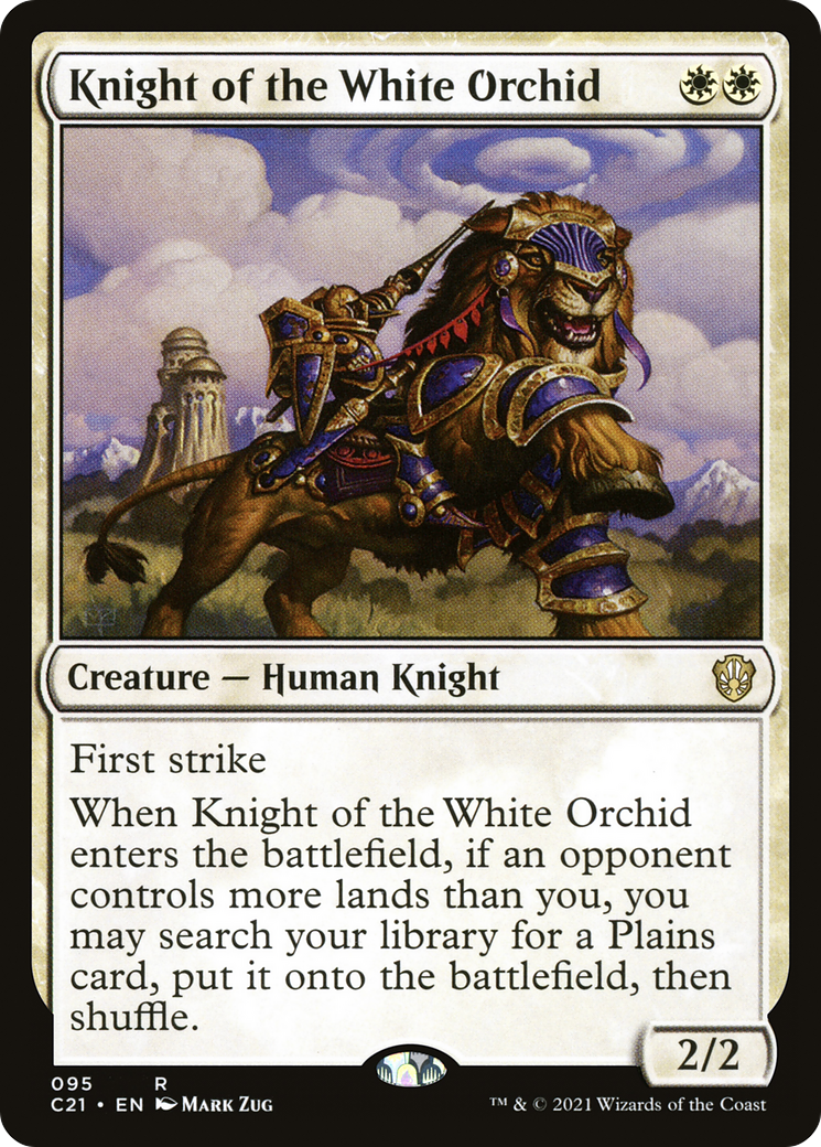 Knight of the White Orchid [Commander 2021]-1