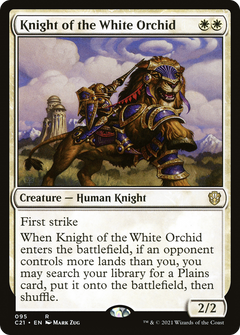 Knight of the White Orchid [Commander 2021]-1