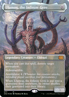 Ulamog, the Infinite Gyre (Textured Foil) (2X2-577) - Double Masters 2022 (Borderless) Foil-1