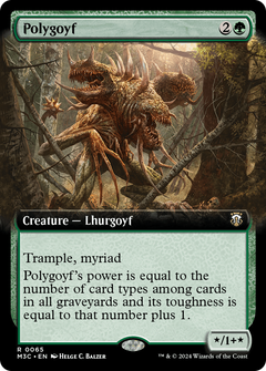Polygoyf (Extended Art) [Modern Horizons 3 Commander]-1