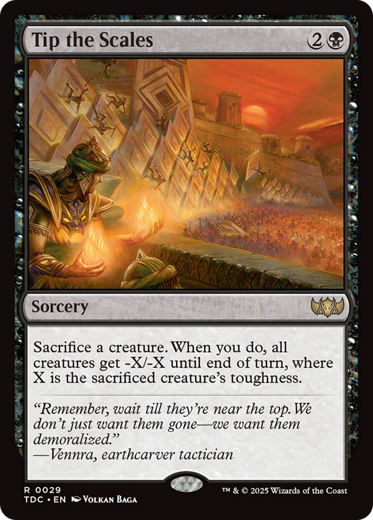 Tip the Scales [Tarkir: Dragonstorm Commander]-1