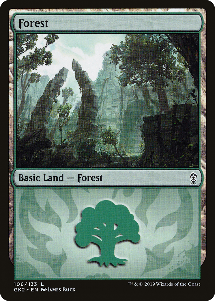 Forest (106) [Ravnica Allegiance Guild Kit]-1