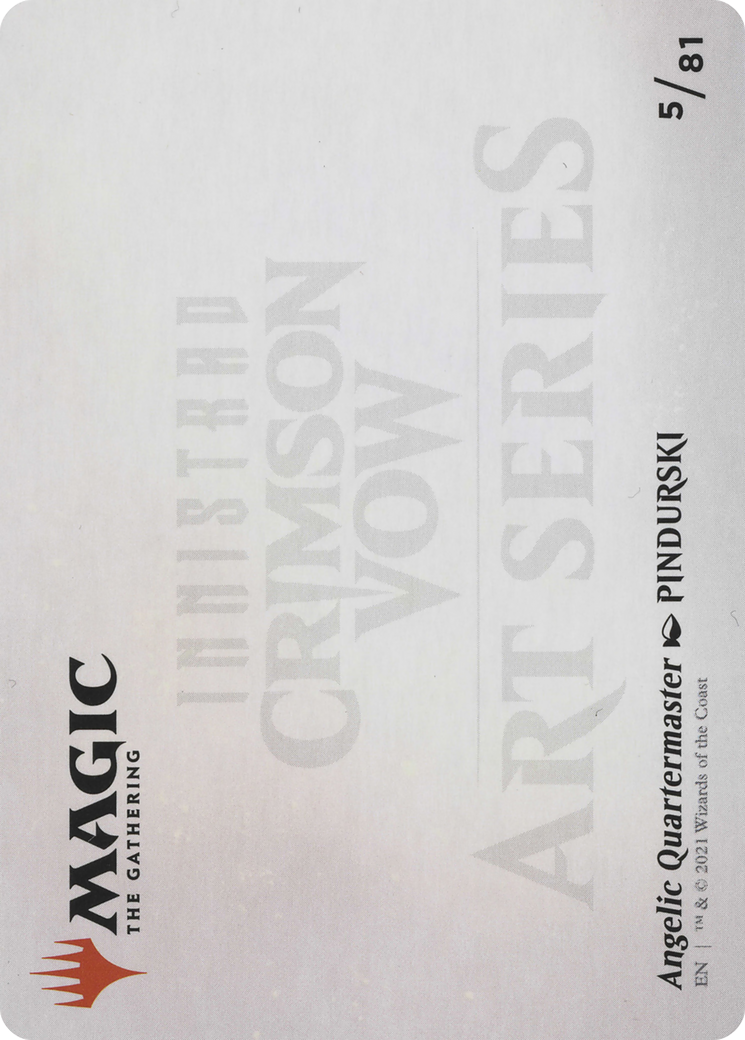 Angelic Quartermaster // Angelic Quartermaster (AVOW-005) - Crimson Vow Art Series (Borderless)-2