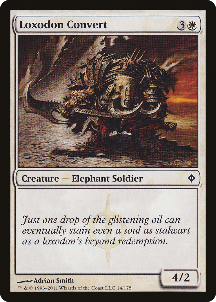 Loxodon Convert [New Phyrexia]-1