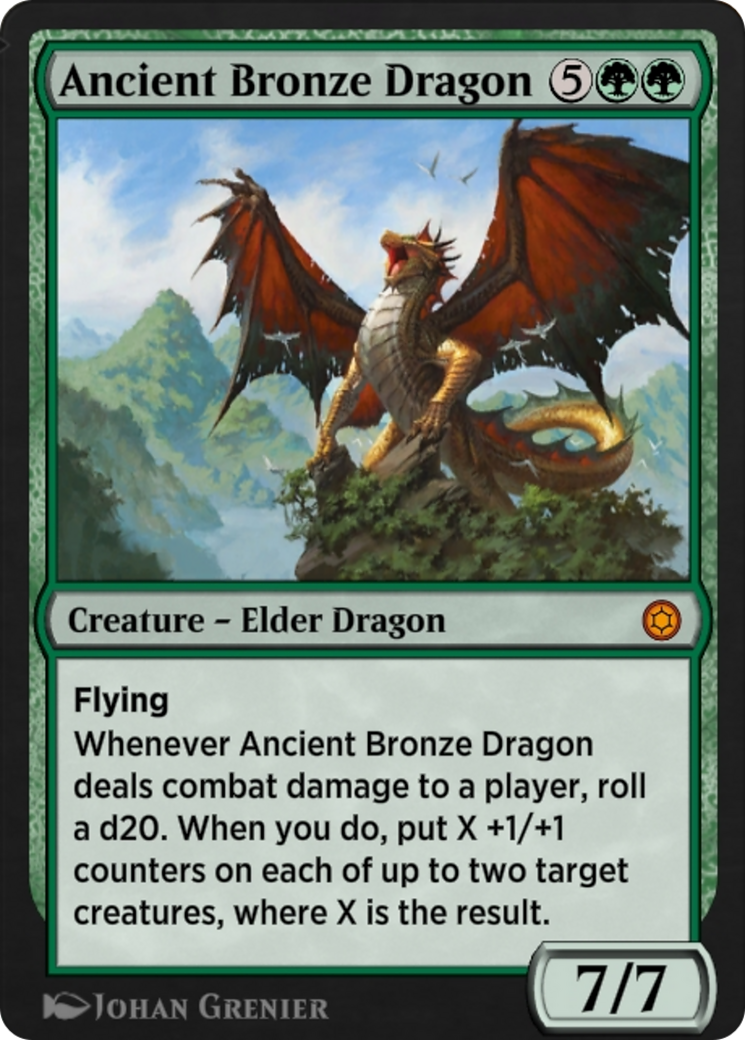 Ancient Bronze Dragon (HBG-199) - Alchemy Horizons: Baldur's Gate-1