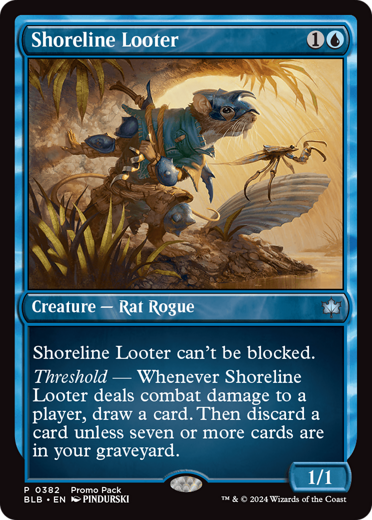 Shoreline Looter [Bloomburrow Promos]-1