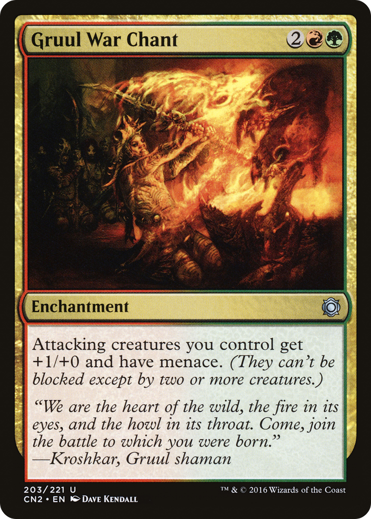 Gruul War Chant [Conspiracy: Take the Crown]-1
