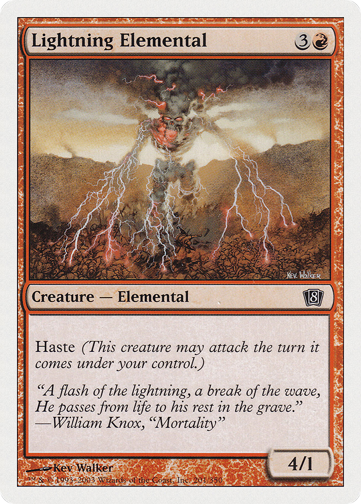 Lightning Elemental [Eighth Edition]-1