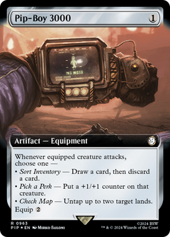 Pip-Boy 3000 (Extended Art) (Surge Foil) [Fallout]-1