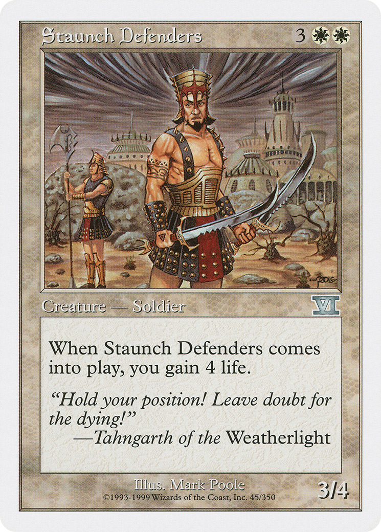 Staunch Defenders [Classic Sixth Edition]-1