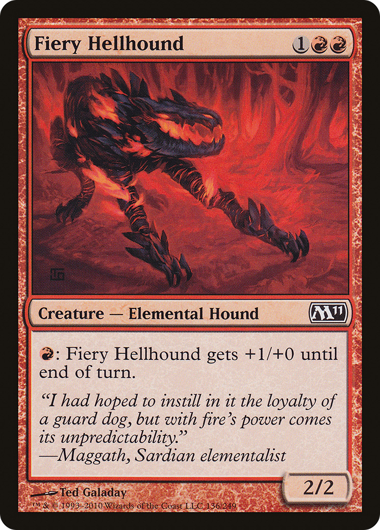 Fiery Hellhound [Magic 2011]-1