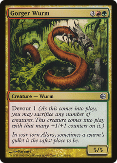 Gorger Wurm [Alara Reborn]-1