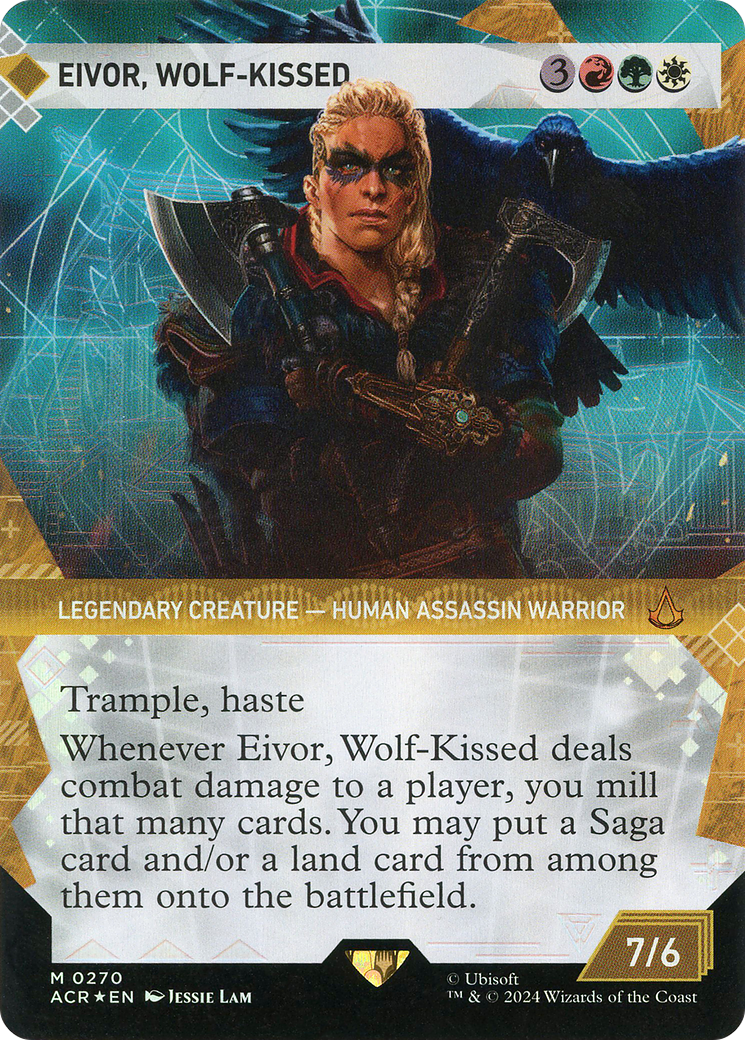 Eivor, Wolf-Kissed (Showcase) (Textured Foil) [Assassin's Creed]-1