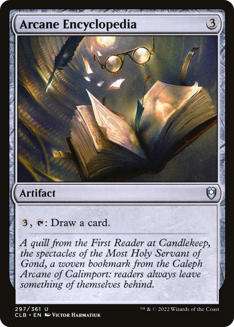 Arcane Encyclopedia [Commander Legends: Battle for Baldur's Gate]-1