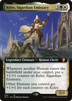 Kyler, Sigardian Emissary (Extended Art) [Innistrad: Midnight Hunt Commander]-1