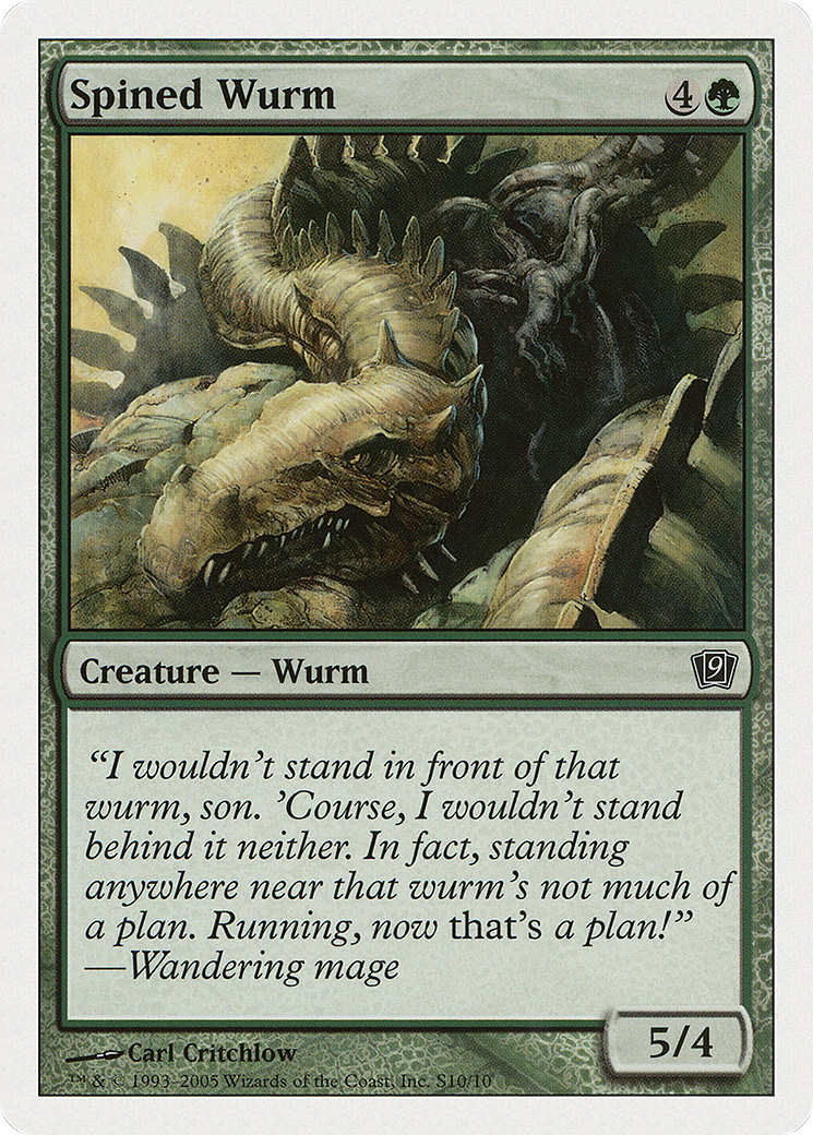 Spined Wurm [Ninth Edition]-1