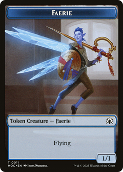Faerie (TMOC-011) - March of the Machine Commander Tokens-1