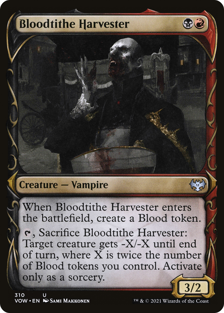 Bloodtithe Harvester (Showcase Fang Frame) [Innistrad: Crimson Vow]-1