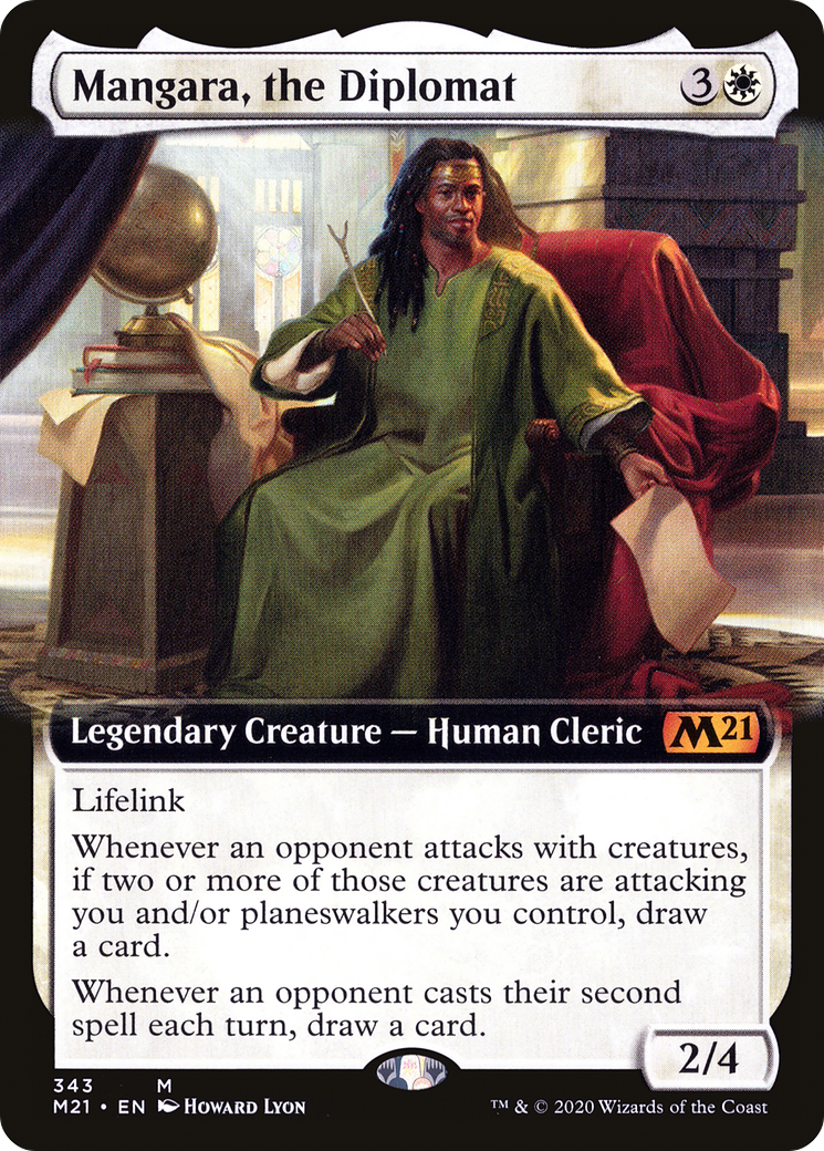Mangara, the Diplomat (Extended Art) [Core Set 2021]-1