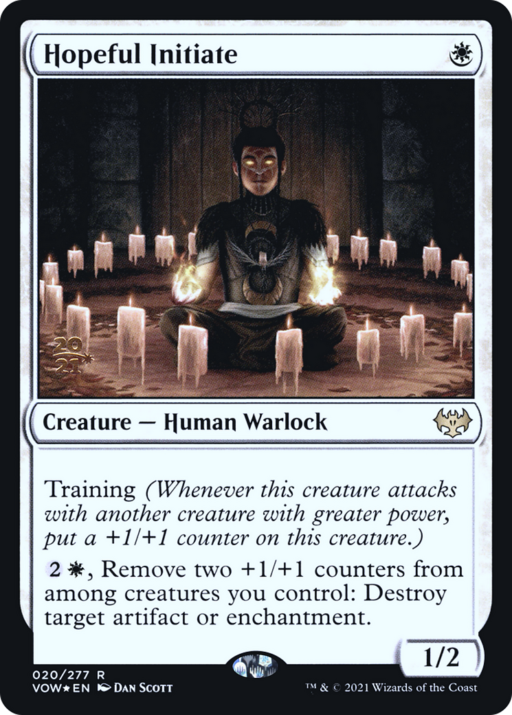 Hopeful Initiate [Innistrad: Crimson Vow Prerelease Promos]-1