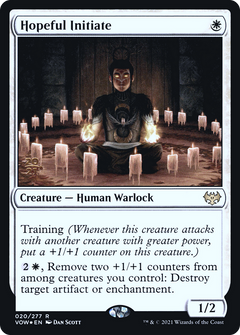 Hopeful Initiate [Innistrad: Crimson Vow Prerelease Promos]-1