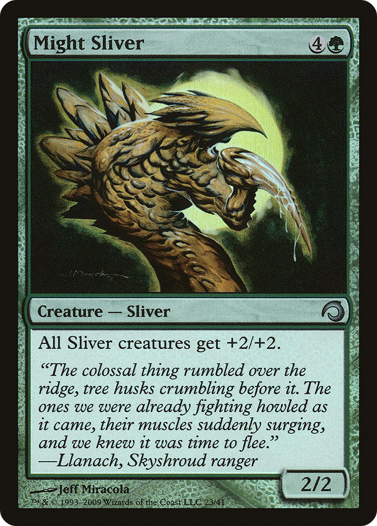 Might Sliver [Premium Deck Series: Slivers]-1