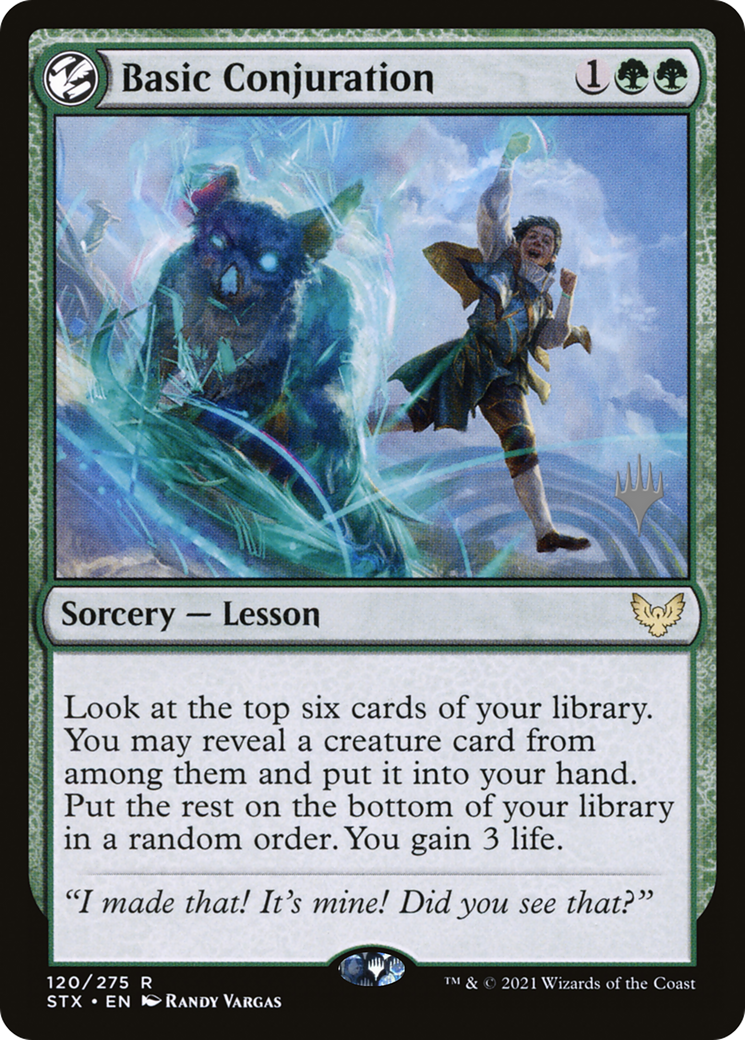 Basic Conjuration (Promo Pack) [Strixhaven: School of Mages Promos]-1