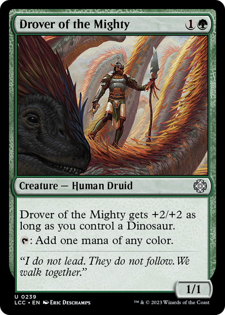 Drover of the Mighty [The Lost Caverns of Ixalan Commander]-1