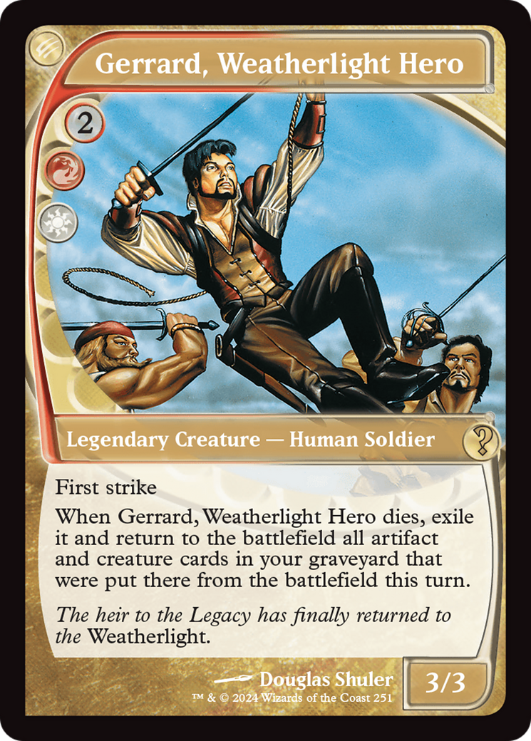 Gerrard, Weatherlight Hero (Future Sight) [Mystery Booster 2]-1