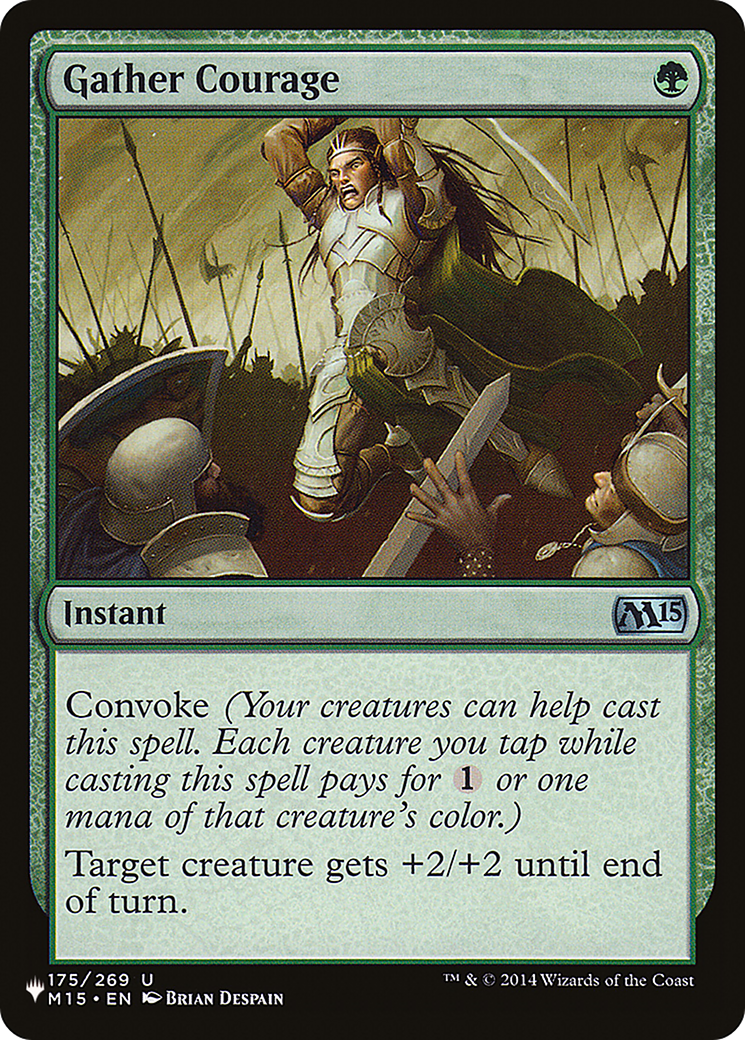Gather Courage [The List]-1