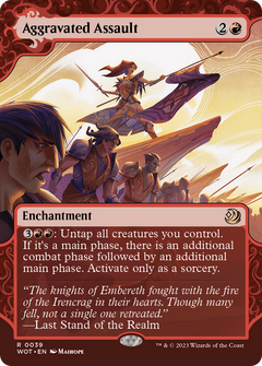 Aggravated Assault [Wilds of Eldraine: Enchanting Tales]-1