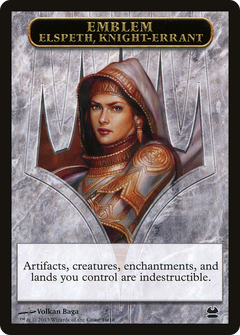 Elspeth, Knight-Errant Emblem [Modern Masters Tokens]-1