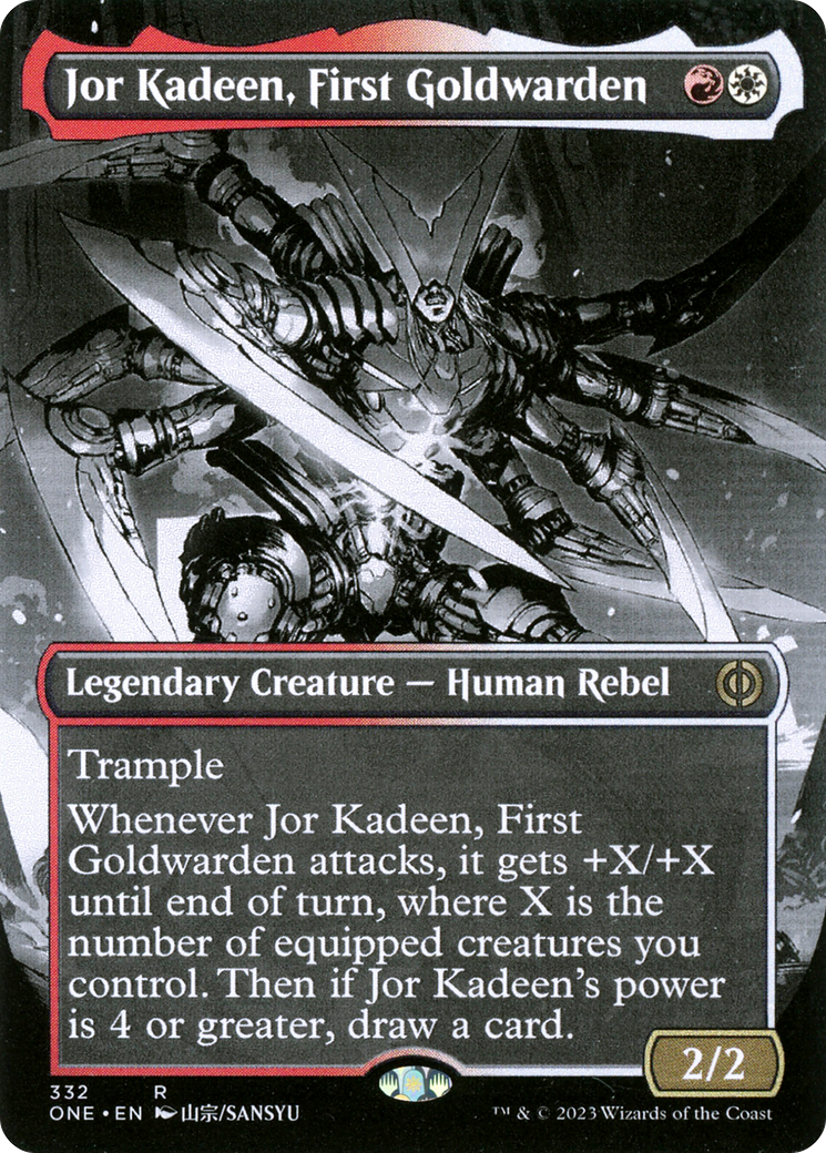 Jor Kadeen, First Goldwarden (Borderless Manga) [Phyrexia: All Will Be One]-1
