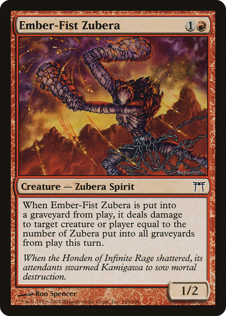 Ember-Fist Zubera [Champions of Kamigawa]-1
