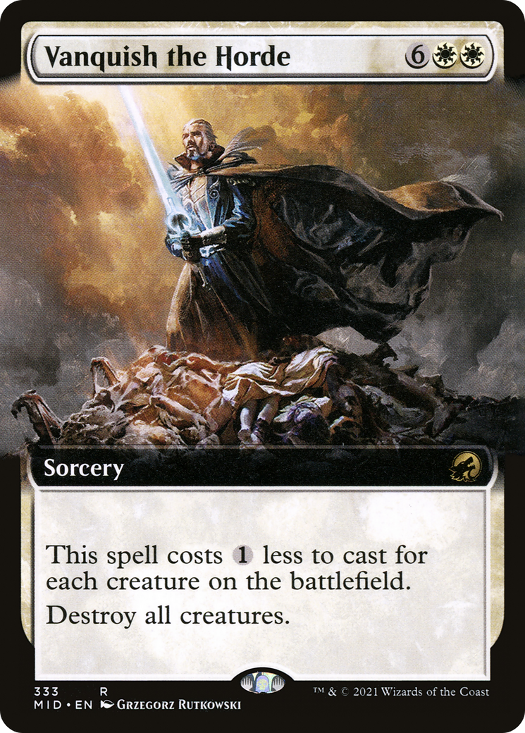 Vanquish the Horde (Extended Art) (MID-333) - Innistrad: Midnight Hunt: (Extended Art)-1