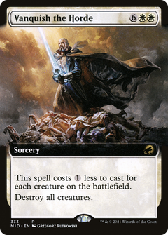 Vanquish the Horde (Extended Art) (MID-333) - Innistrad: Midnight Hunt: (Extended Art)-1