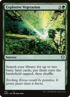 Explosive Vegetation [Dominaria United Commander]-1