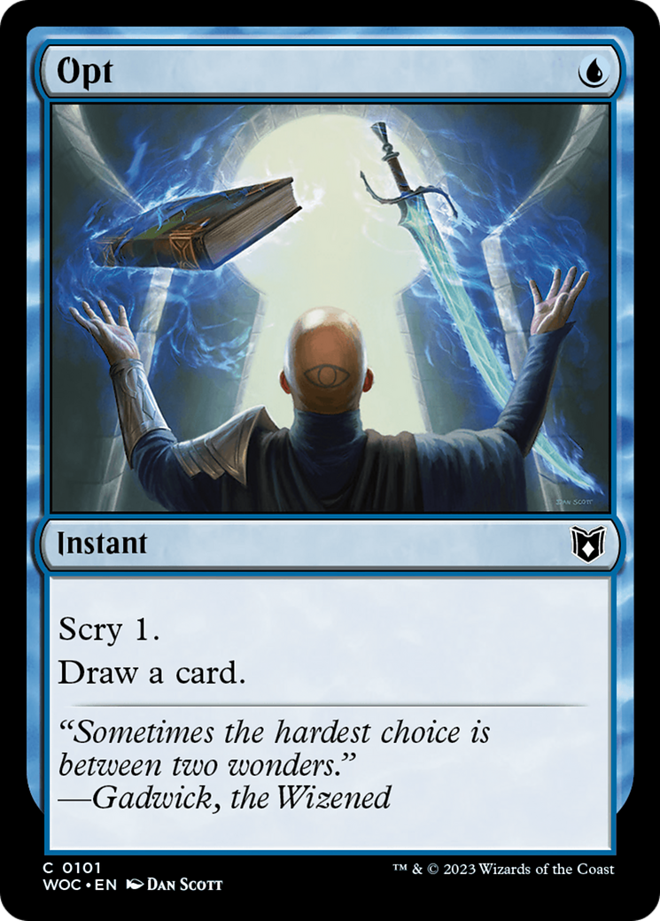 Opt [Wilds of Eldraine Commander]-1
