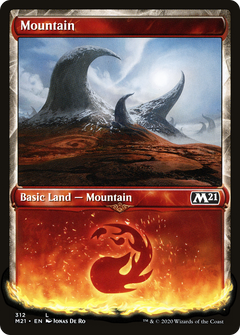Mountain (312) (Showcase) [Core Set 2021]-1