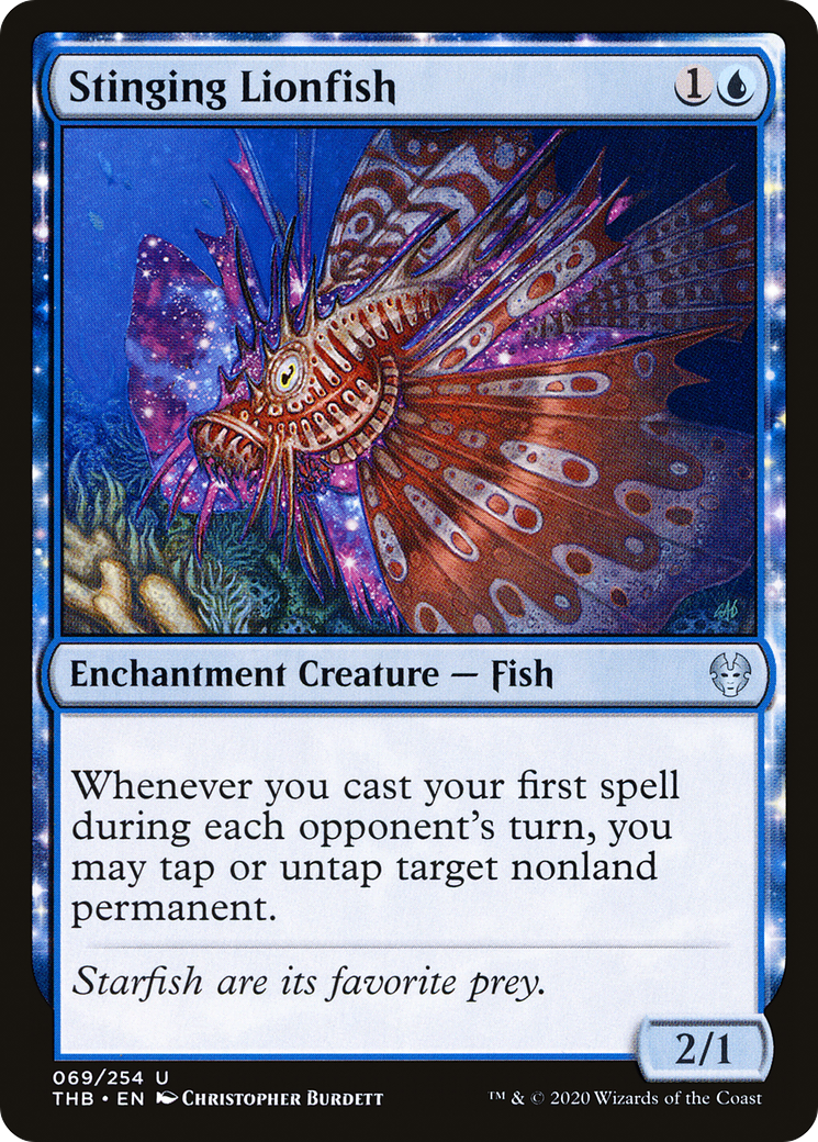 Stinging Lionfish [Theros Beyond Death]-1