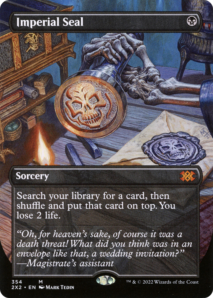 Imperial Seal (Borderless Alternate Art) [Double Masters 2022]-1
