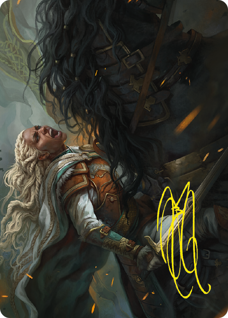 Éowyn, Fearless Knight // Éowyn, Fearless Knight (ALTR-015) - Tales of Middle-earth Art Series (Borderless)-1