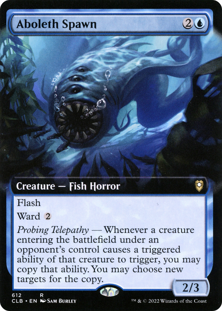 Aboleth Spawn (Extended Art) [Commander Legends: Battle for Baldur's Gate]-1