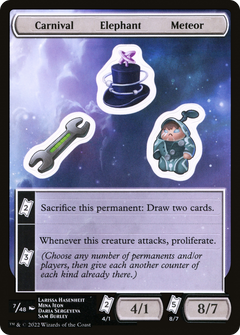 Carnival Elephant Meteor [Unfinity Stickers]-1