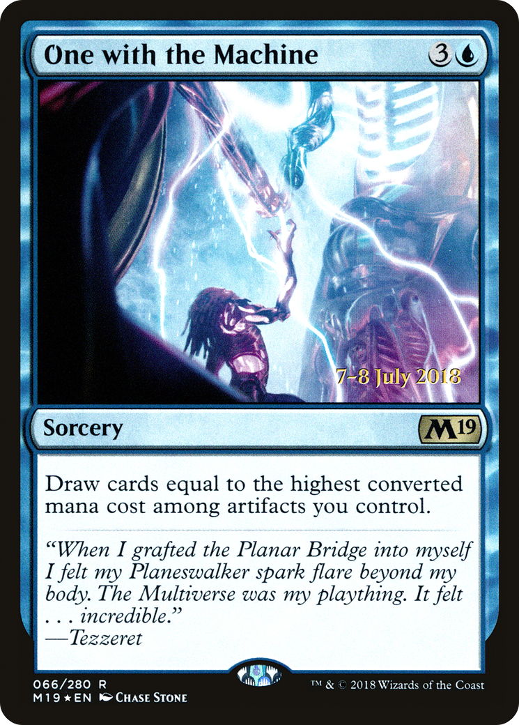 One with the Machine [Core Set 2019 Prerelease Promos]-1