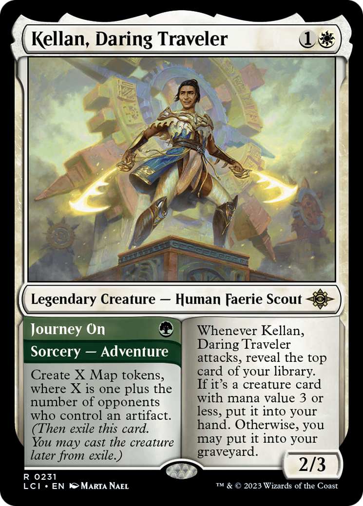 Kellan, Daring Traveler [The Lost Caverns of Ixalan]-1