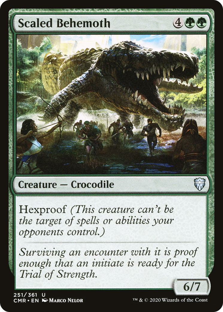 Scaled Behemoth [Commander Legends]-1